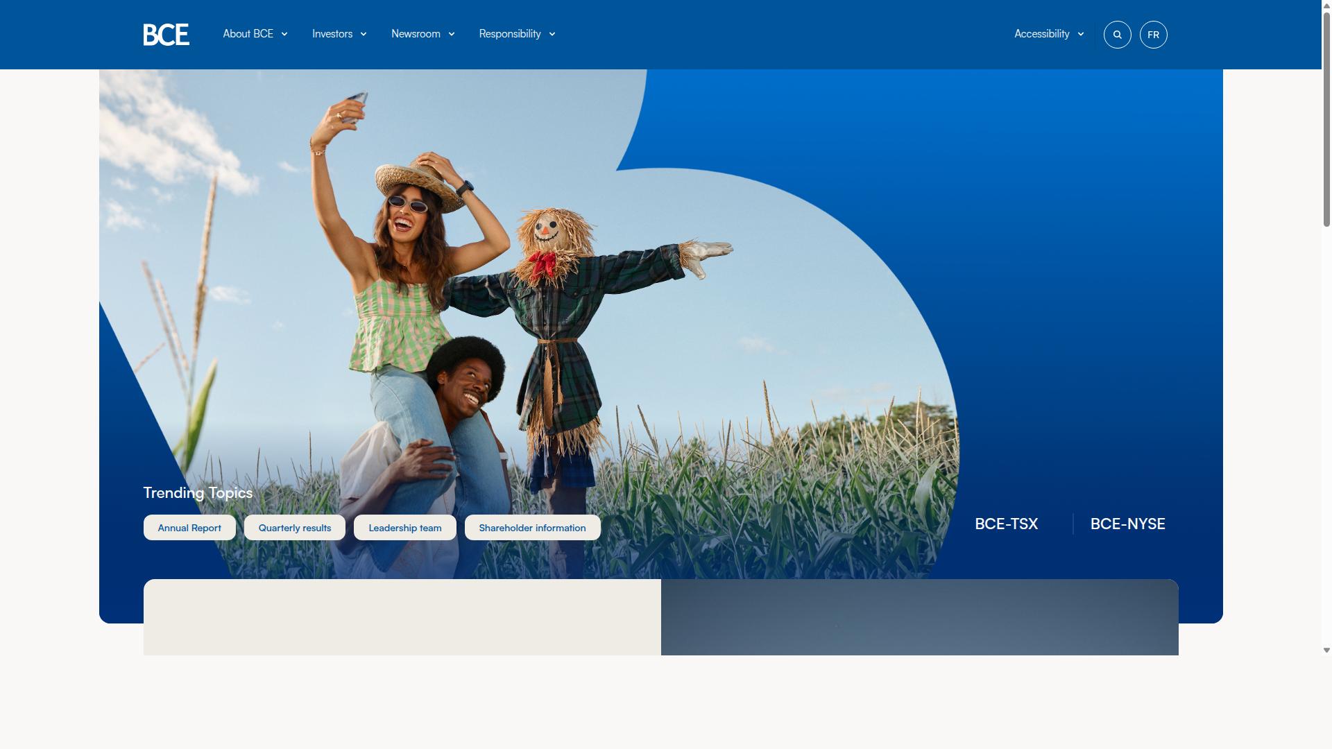 BCE Inc. (Bell Canada Enterprises) website